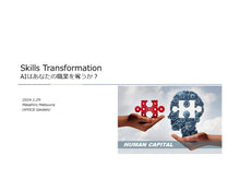 画像をギャラリービューアに読み込む, Skills Transformation